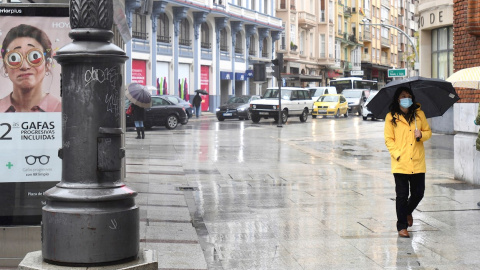 Vista de la Plaza de Santo Domingo de León, este martes | EFE