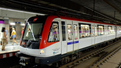 Imagen del metro de Barcelona.