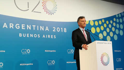 El presidente de Argentina, Mauricio Macri