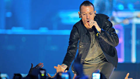 Chester Bennington, cantante de Linkin Park, en un concierto. REUTERS