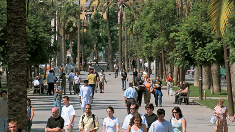 Rambla del Raval de Barcelona.