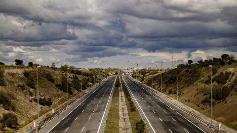 Vista de la autopista radial R-5 de Madrid. E.P./Eduardo Parra