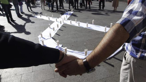 Concentración celebrada en Sol contra las violencias machistas /EFE