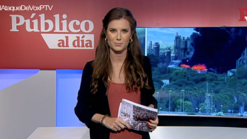 Núria Martínez, durante el informativo 'Público al Día'.