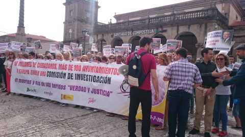 Manifestación de las víctimas del accidente de Alvia /EUROPA PRESS