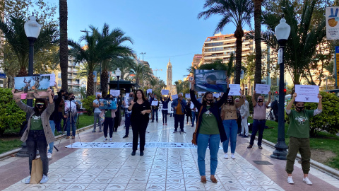 Movilización de Pobresa Cero en Alacant el 17 de octubre. / Pobresa Cero