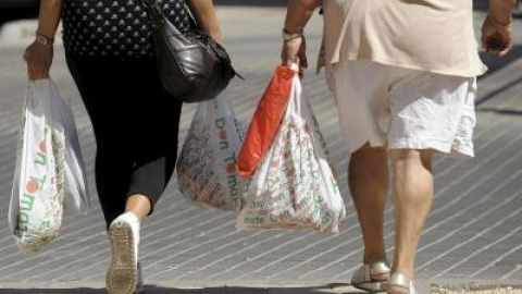 El Gobierno quiere prohibir el uso de las bolsas de plástico. / EFE