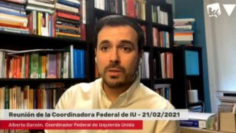 Alberto Garzón asegura que el encarcelamiento de Pablo Hasél es "una anomalía democrática grave"