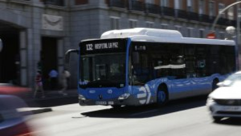 Madrid ofrece desde este miércoles viajes gratuitos en bus en hora punta