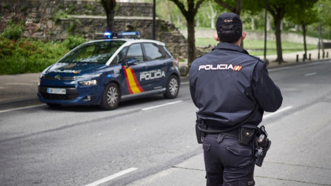 Un agente de la Policía Nacional en una foto de archivo.