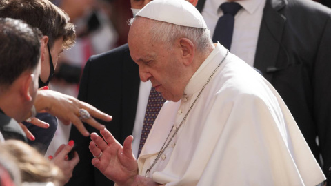 El papa Francisco en el Vaticano