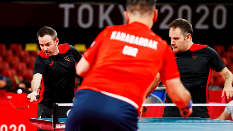 01/09/2021 Álvaro Varela y Jordi Morales se hacen con el bronce en tenis de mesa