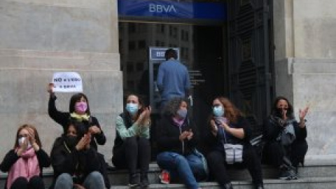 La plantilla del BBVA a Catalunya tanca vora el 90% d'oficines al país per protestar contra l'ERO