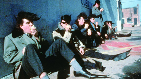 Escena de la película Leningrad Cowboys go America.