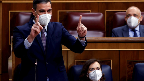 El presidente del Gobierno, Pedro Sánchez