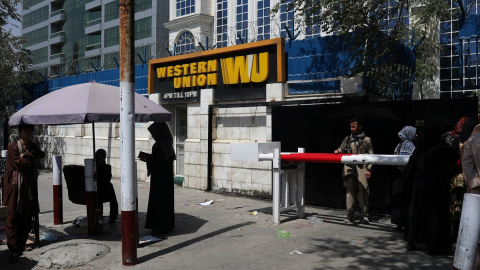 Sede de Western Union en Kabul.