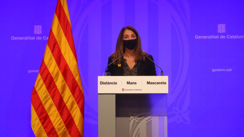 La portaveu de la Govern català, Meritxell Budó. Ruben Moreno.