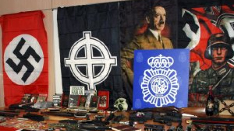 Una asociación nazi con registro legal organiza un acto semiclandestino para reclutar miembros en Zaragoza