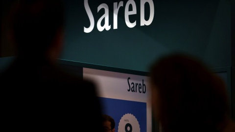 Un 'stand' de la Sareb, el banco malo, en una feria inmobiliaria en Madrid. REUTERS/Sergio Perez