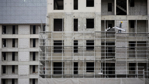 Imagen de un edificio en construcción en Shanghai (China). REUTERS/Aly Song