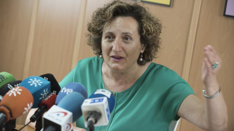 Francisca Granados, asesora jurídica de Juana Rivas, que sigue ilocalizable desde que se negó a entregar a sus hijos a su expareja, ha anunciado hoy en rueda de prensa ofrecida en el centro de la Mujer de Maracena (Granada) que volverán a recurrir al T