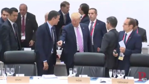 El encuentro entre Donald Trump y Pedro Sánchez en la cumbre del G20