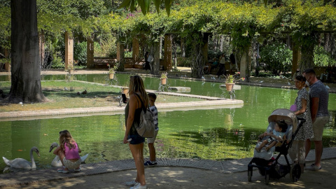 Un parque en Sevilla.