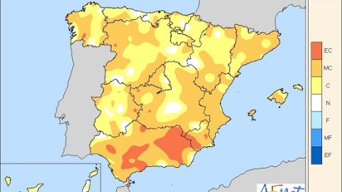 El año 2021 ha sido el décimo más cálido en España desde 1961, según la Aemet