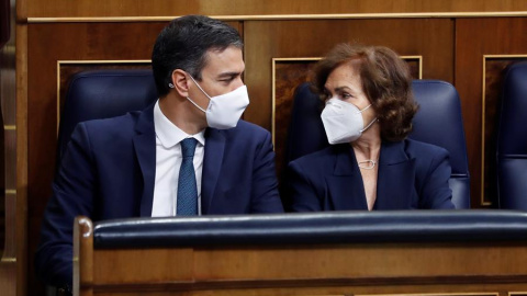 Pedro Sánchez Carmen Calvo Congreso