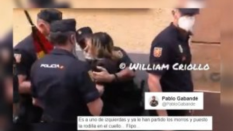 "Están deteniendo a una de los suyos y soltar la porra cuesta": las redes critican a la Policía por el trato a la lider nazi de Hogar Social