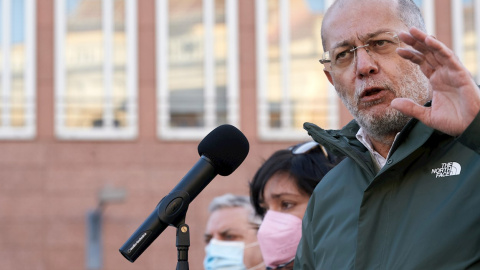 El candidato de Ciudadanos a la Presidencia de la Junta de Castilla y León, Francisco Igea, durante la presentación de la candidatura por Ávila de Ciudadanos a las Cortes de Castilla y León.