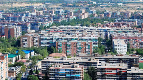 Vista aérea de Alcorcón.