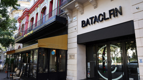 La sala de espectáculos Bataclan, en París, donde yihadistas asesinaron a 90 personas el 13 de noviembre de 2015.