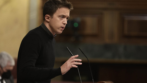 El líder de Más País, Íñigo Errejón, en una sesión plenaria en el Congreso el pasado 10 de noviembre.- EDUARDO PARRA (EUROPA PRESS)