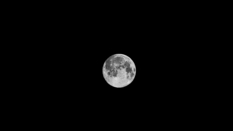 La luna durante el fenómeno conocido como 'Luna Azul'.- JAIRO VARGAS