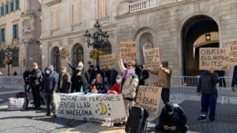 Les persones sense llar de Barcelona s'organitzen en un sindicat i reclamen solucions reals a les institucions