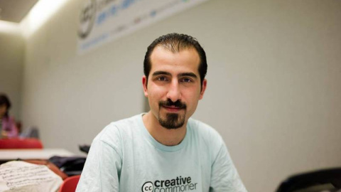 Bassel Khartabil en una imagen de archivo de la página de Facebook The Syria Campaign