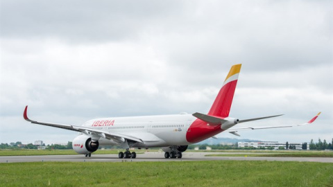 El modelo A350-900 Iberia. EUROPA PRESS