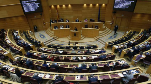 Vista general del pleno del Senado. EFE