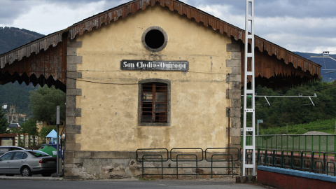 Estación de San Clodio, en Quiroga (Lugo)