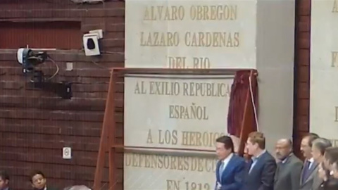 Homenaje al exilio republicano expañol en México./ CÁMARA DE DIPUTADOS MÉXICO