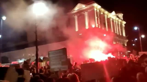 Siguen las protestas en Polonia tras la resolución del Tribunal Constitucional de prohibir el aborto en caso de malformación del feto