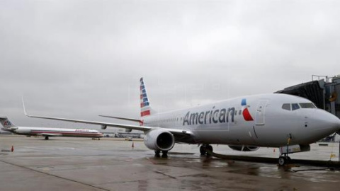 Foto de uno de los aviones de American Airlines. EFE