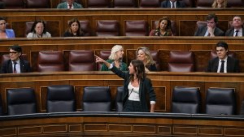 Los progresistas cierran filas en torno a Irene Montero en el Congreso frente a la "violencia política" de PP y Vox