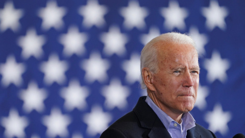 El candidato demócrata Joe Biden durante un acto de campaña en Cleveland, Ohio, EEUU.