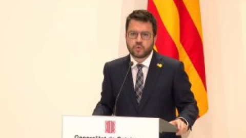 Pere Aragonès: "Estamos ante una maniobra de presión del Gobierno y AENA para ampliar el aeropuerto del Prat"