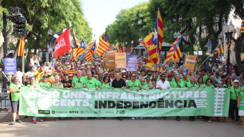 La manifestació de Tarragona.