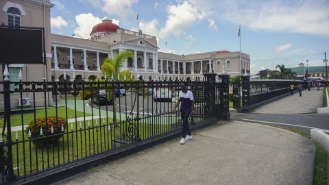 El Parlamento de Guyana, situado en la capital del país, Georgetown, en una imagen de archivo