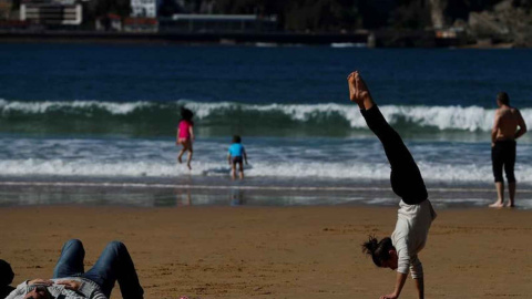 Día soleado en San Sebastián.