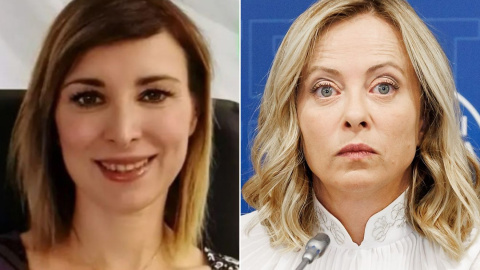 Imágenes de Rachele Mussolini (Facebook) y Giorgia Meloni (Europa Press).